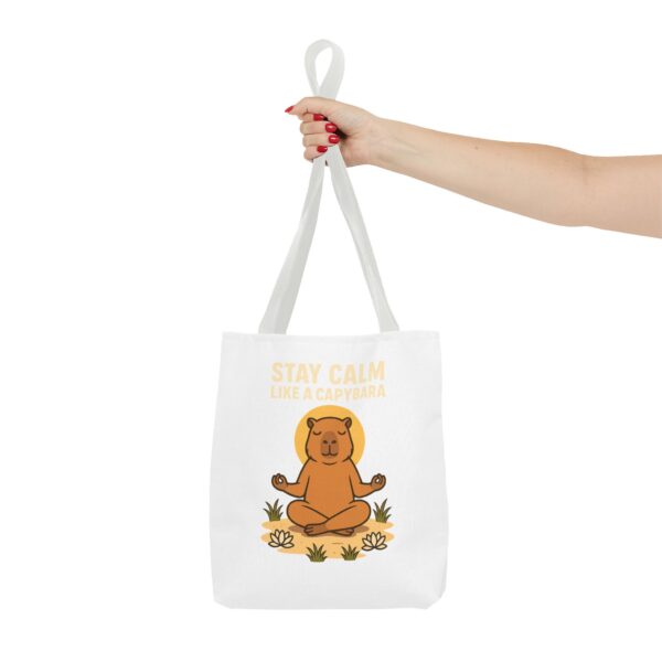 Tote Bag - Stay Calm Like a Capybara - Image 12