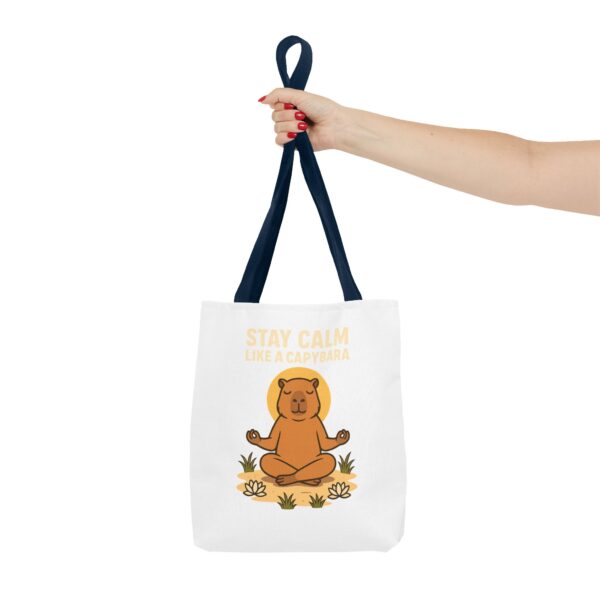 Tote Bag - Stay Calm Like a Capybara - Image 20