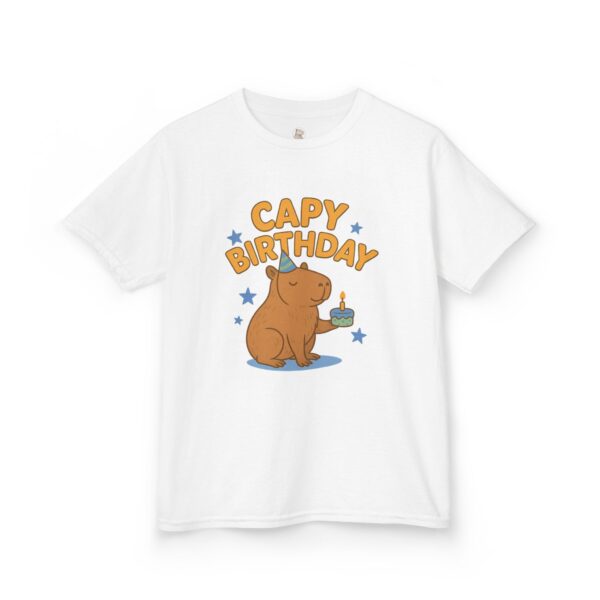 Kids T-Shirt - Capy Birthday - Image 3