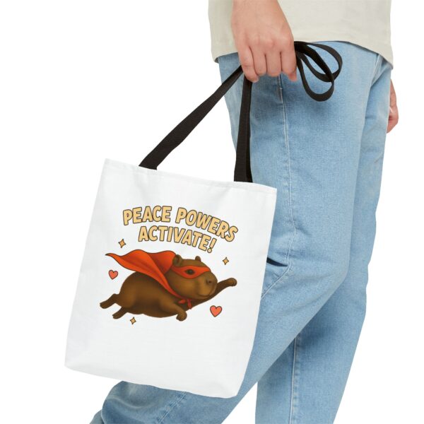 Tote Bag - Peace Powers Activate! - Image 3