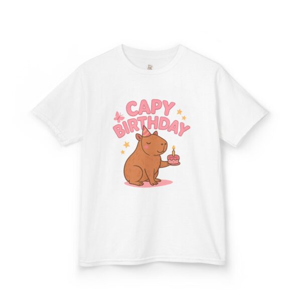 Kids T-Shirt - Capy Birthday - Image 3