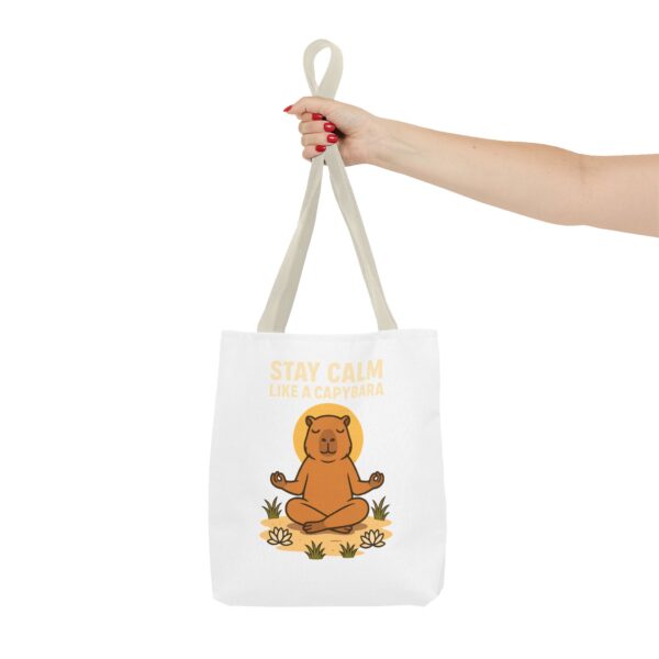 Tote Bag - Stay Calm Like a Capybara - Image 16
