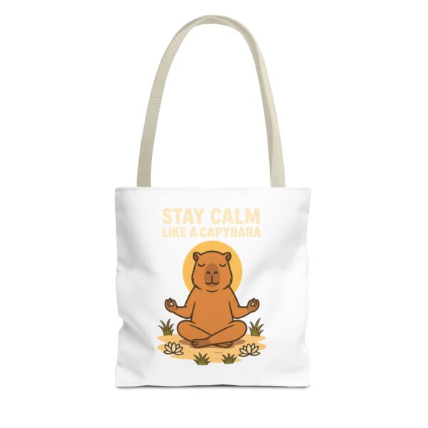 Tote Bag - Stay Calm Like a Capybara - Image 13